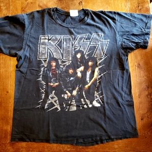 Vintage KISS ARMY 1990 Tour Hot in the Shade Shirt